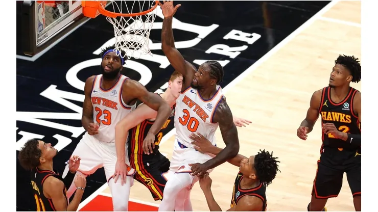 Knicks vs Hawks. (Getty)
