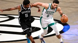 Kyrie Irving and Jayson Tatum. (Getty)