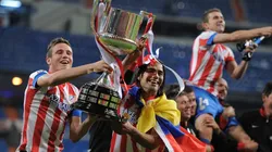 Atleti's memorable victory over Real Madrid in the Copa del Rey 2013 final at Santiago Bernabeu (Getty).