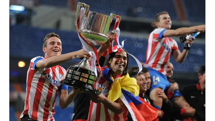 Atleti's memorable victory over Real Madrid in the Copa del Rey 2013 final at Santiago Bernabeu (Getty).