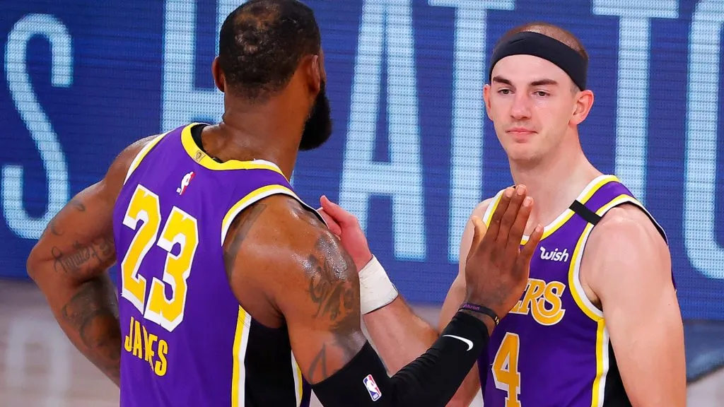 Alex Caruso LeBron James