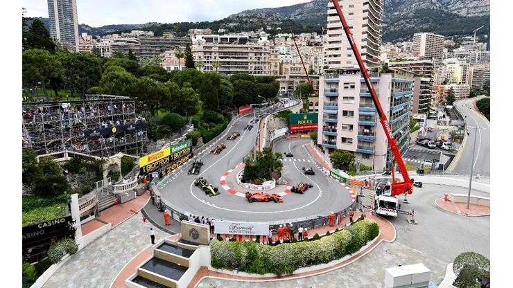 A general view of the F1 Grand Prix of Monaco at Circuit de Monaco. (Getty)