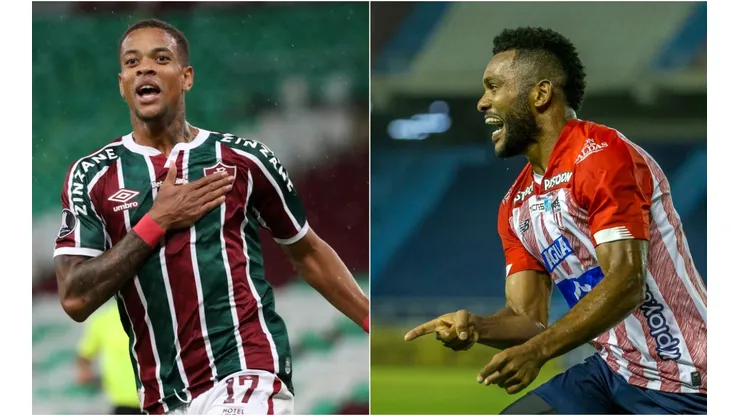 Fluminense and Junior tied 1-1 in their previous duel (Getty / Twitter @Libertadores).