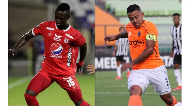 America de Cali and Deportivo La Guaira clash looking for their first win in the Copa Libertadores 2021 (Getty / Twitter @Libertadores).