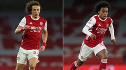 David Luiz and Willian would leave Arsenal in the summer (Getty).