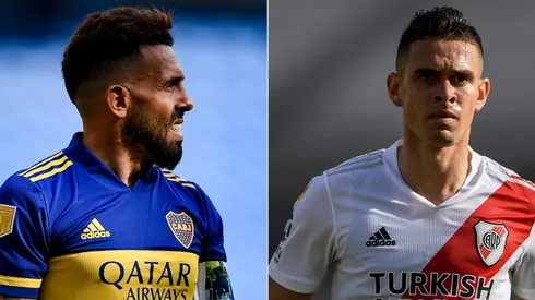 Boca Juniors and River Plate will clash searching for a place in the Copa de la Liga semifinals (Getty).