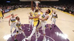 Anthony Davis vs. the Pelicans. (Getty)