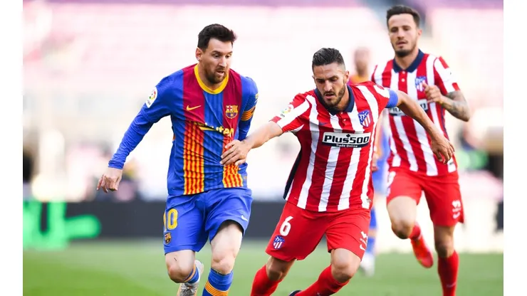 Barcelona and Atletico clashed in a long-awaited game (Getty).
