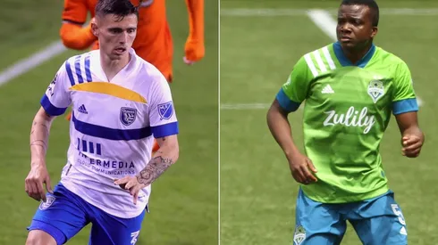 San Jose Earthquakes and Seattle Sounders clash with the Western Conference first spot at stake (Getty).