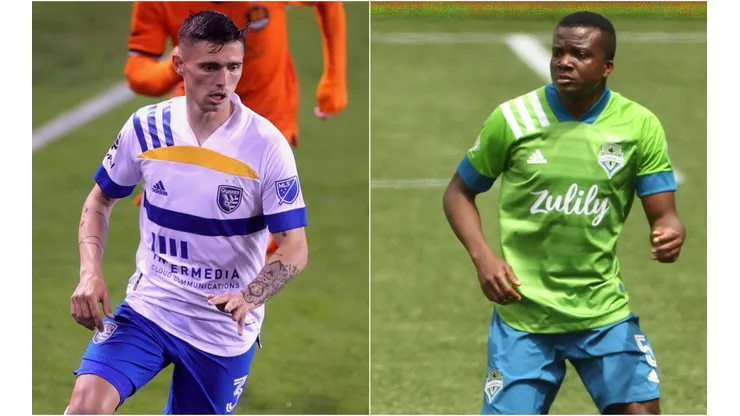 San Jose Earthquakes and Seattle Sounders clash with the Western Conference first spot at stake (Getty).