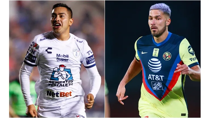Pachuca and America face off in the first leg of the Liga MX 2021 quarterfinals (Getty).