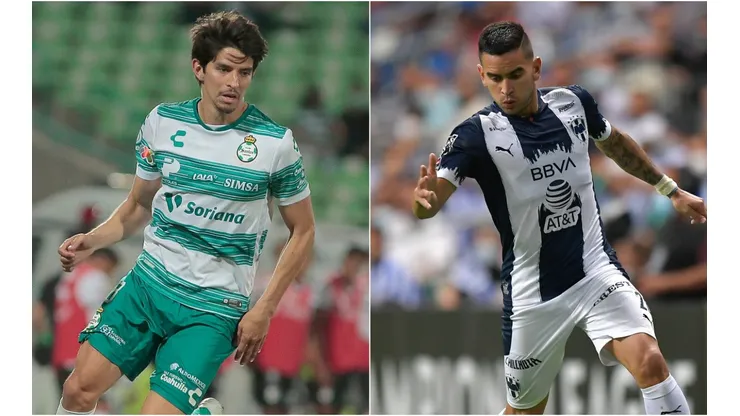 Santos Laguna and Monterrey face off in the first leg of the Guard1anes 2021 quarterfinals (Getty).
