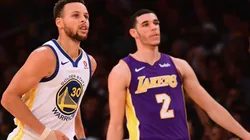 Stephen Curry & Lonzo Ball. (Getty)