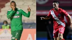 The game between Atletico Nacional and Argentinos Juniors was moved to Paraguay (Twitter @Libertadores / Getty).