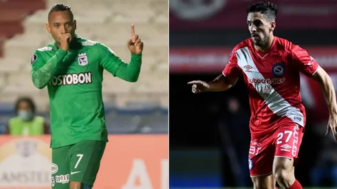 The game between Atletico Nacional and Argentinos Juniors was moved to Paraguay (Twitter @Libertadores / Getty).