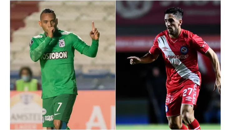 The game between Atletico Nacional and Argentinos Juniors was moved to Paraguay (Twitter @Libertadores / Getty).
