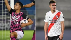 Independiente Santa Fe and River will clash in Paraguay (Twitter @Libertadores / Getty).