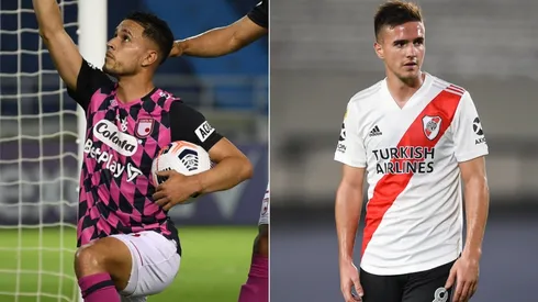 Independiente Santa Fe and River will clash in Paraguay (Twitter @Libertadores / Getty).