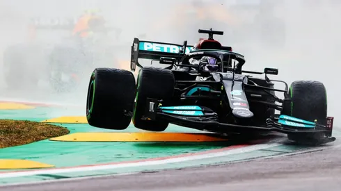 Lewis Hamilton of Great Britain at the Grand Prix of Emilia Romagna. (Getty)
