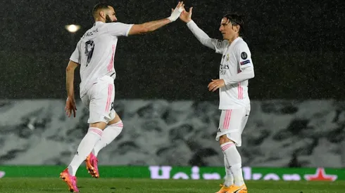 Karim Benzema & Luka Modric. (Getty)