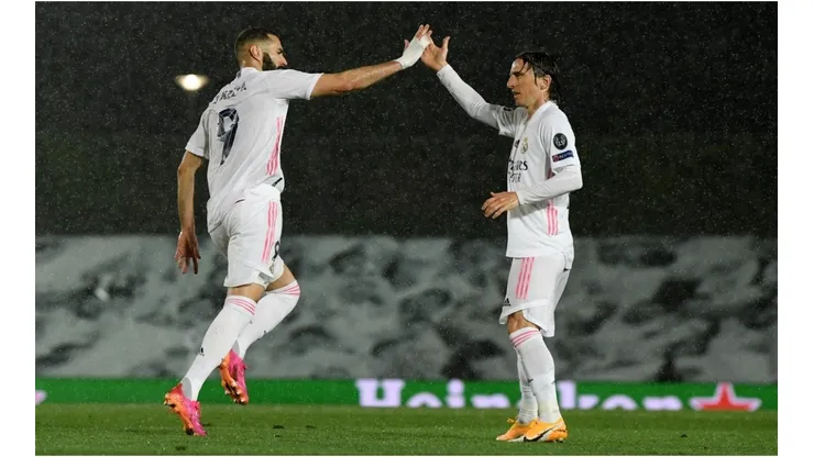 Karim Benzema & Luka Modric. (Getty)