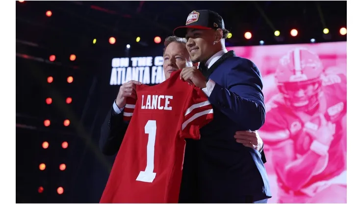 Trey Lance. (Getty)