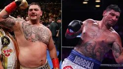 Andy Ruiz Jr and Chris Arreola step back into the ring hoping to become title challengers again (Getty).
