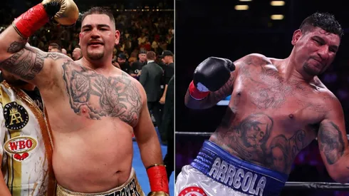 Andy Ruiz Jr and Chris Arreola step back into the ring hoping to become title challengers again (Getty).