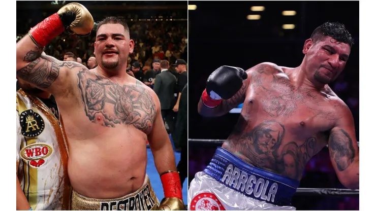 Andy Ruiz Jr and Chris Arreola step back into the ring hoping to become title challengers again (Getty).