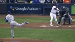 Dodgers at Brewers. (Getty)