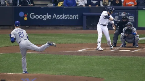 Dodgers at Brewers. (Getty)