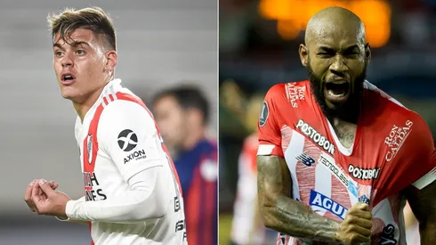 River Plate and Junior meet at the Monumental aiming to claim first win in Libertadores 2021 (Getty / Twitter @Libertadores).