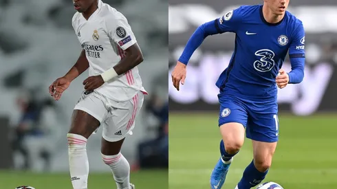 Timo Werner (left) & Karim Benzema. (Getty)