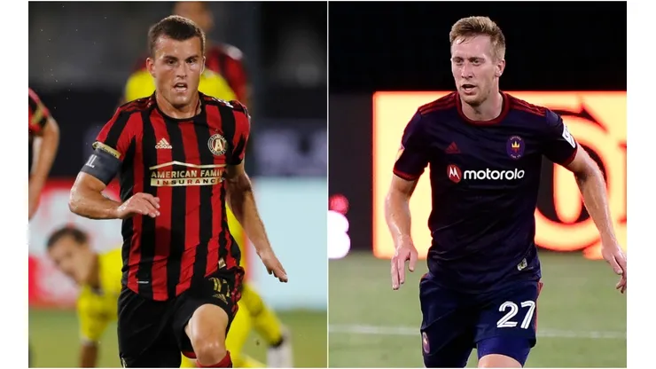 Atlanta United and Chicago Fire face each other at the Mercedes-Benz Stadium on Saturday (Getty).