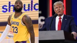 LeBron James & Donald Trump. (Getty)
