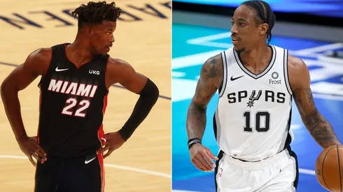 Jimmy Butler (left) & DeMar DeRozan. (Getty)