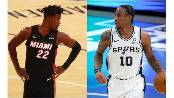 Jimmy Butler (left) & DeMar DeRozan. (Getty)