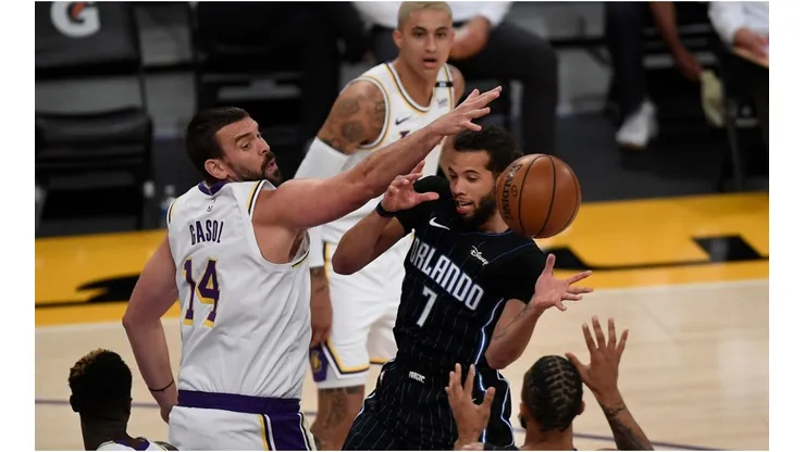 Orlando Magic vs Los Angeles Lakers. (Getty)