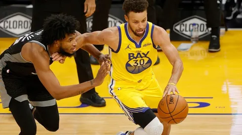 Stephen Curry & Marvin Bagley III. (Getty)
