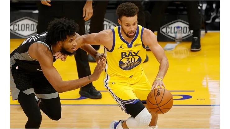 Stephen Curry & Marvin Bagley III. (Getty)