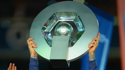 The Ligue 1 trophy. (Getty)