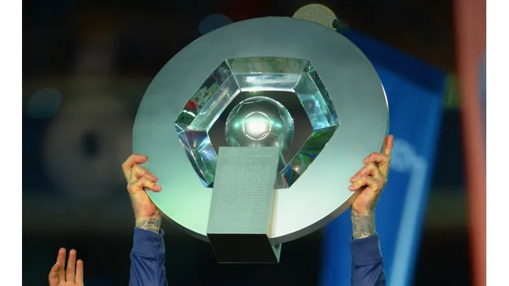 The Ligue 1 trophy. (Getty)