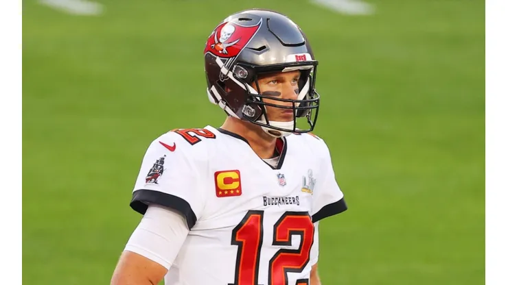 Tom Brady stood against the new jersey numbers rule (Getty).