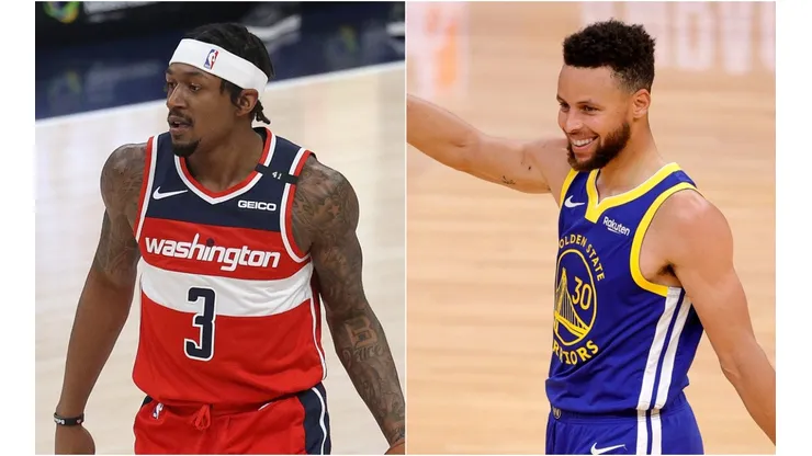 Beal and Curry are the two NBA top scorers (Getty).