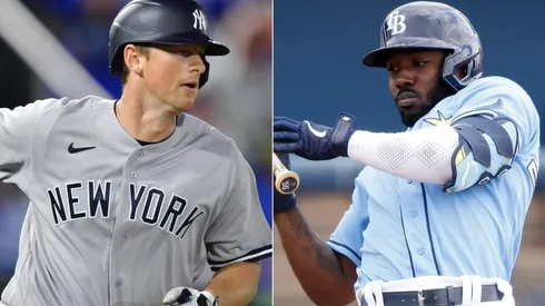 DJ LeMahieu (left) & Randy Arozarena. (Getty)
