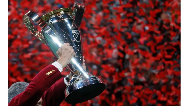The MLS Cup trophy. (Getty)