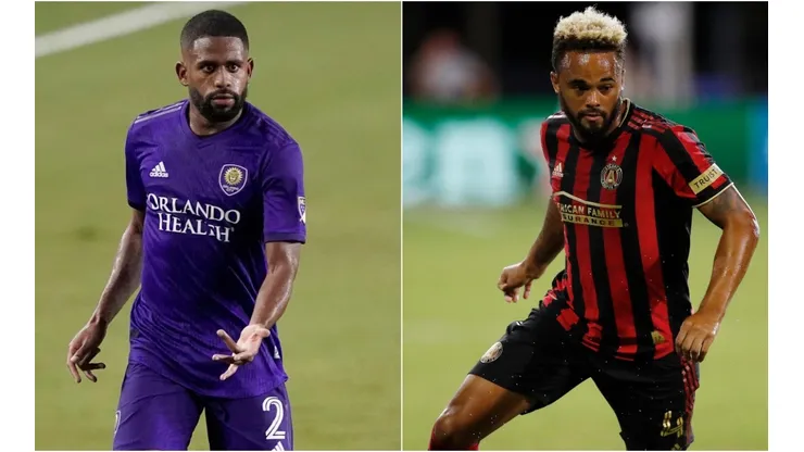 Ruan (left) of Orlando City and Anton Walkes (right) of Atlanta United. (Getty)