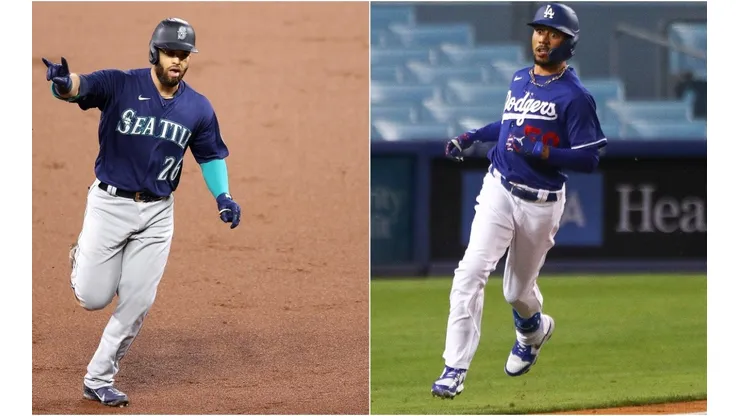 José Marmolejos (left), Mookie Betts. (Getty)
