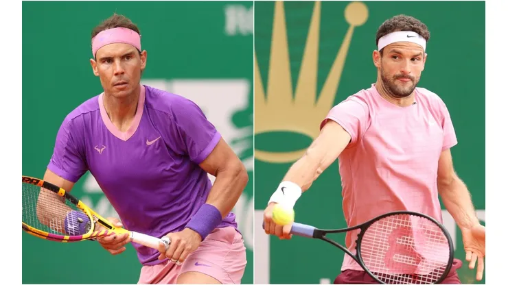 Nadal face Dimitrov in the Monte-Carlo Masters (Getty).