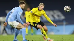 Erling Haaland & Phil Jones. (Getty)